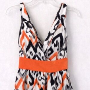 Bebe summer dress in lkat print